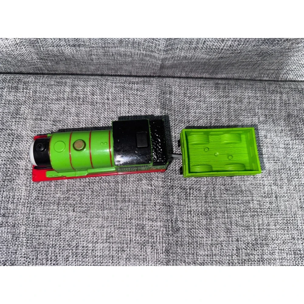Thomas & Friends TrackMaster Talking Percy Motorized Engine No 6 Cargo Car Green